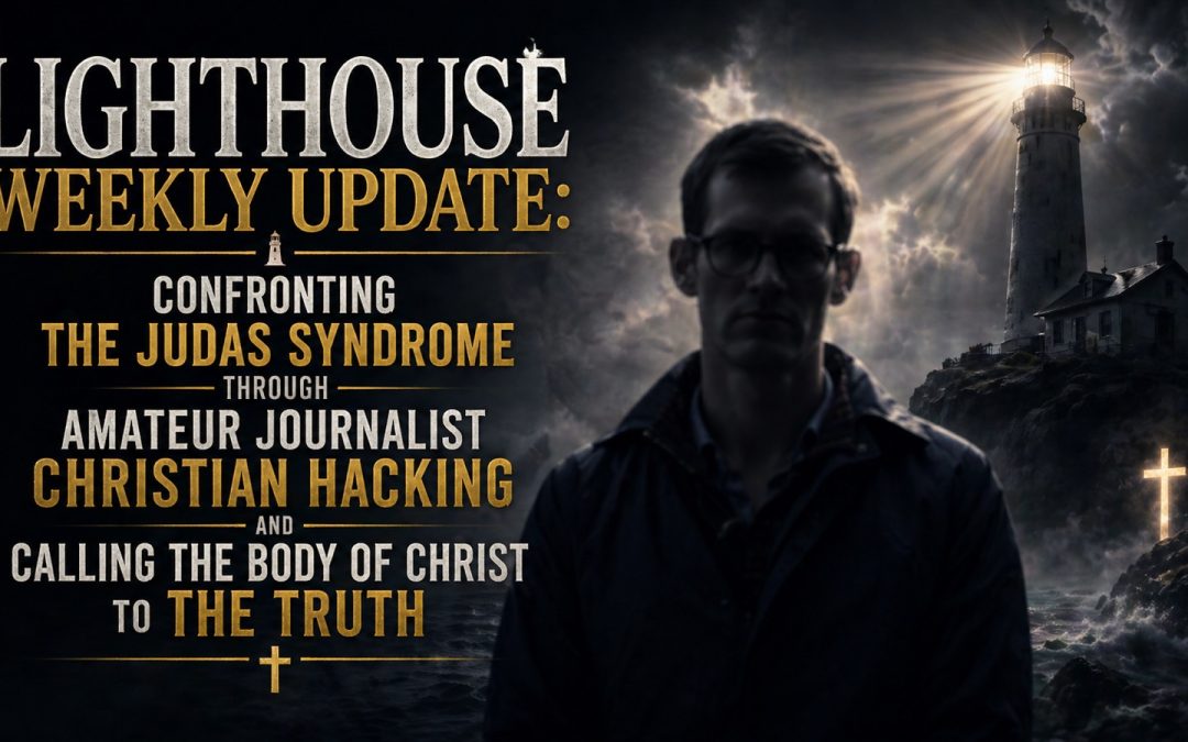 Weekly Update: Confronting the Judas Syndrome through Amateur Journalist Christian Hacking and Calling the Body of Christ to The Truth
